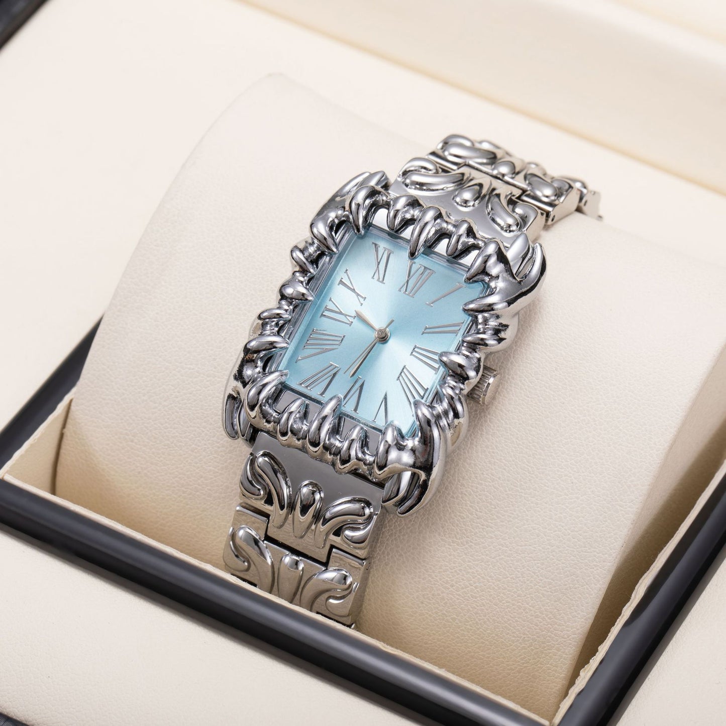 Retro Square Claw Mens Watch