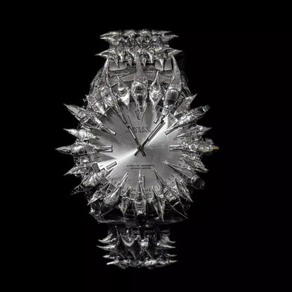 Handmade Dragon Scale Spike Mechanical Watch