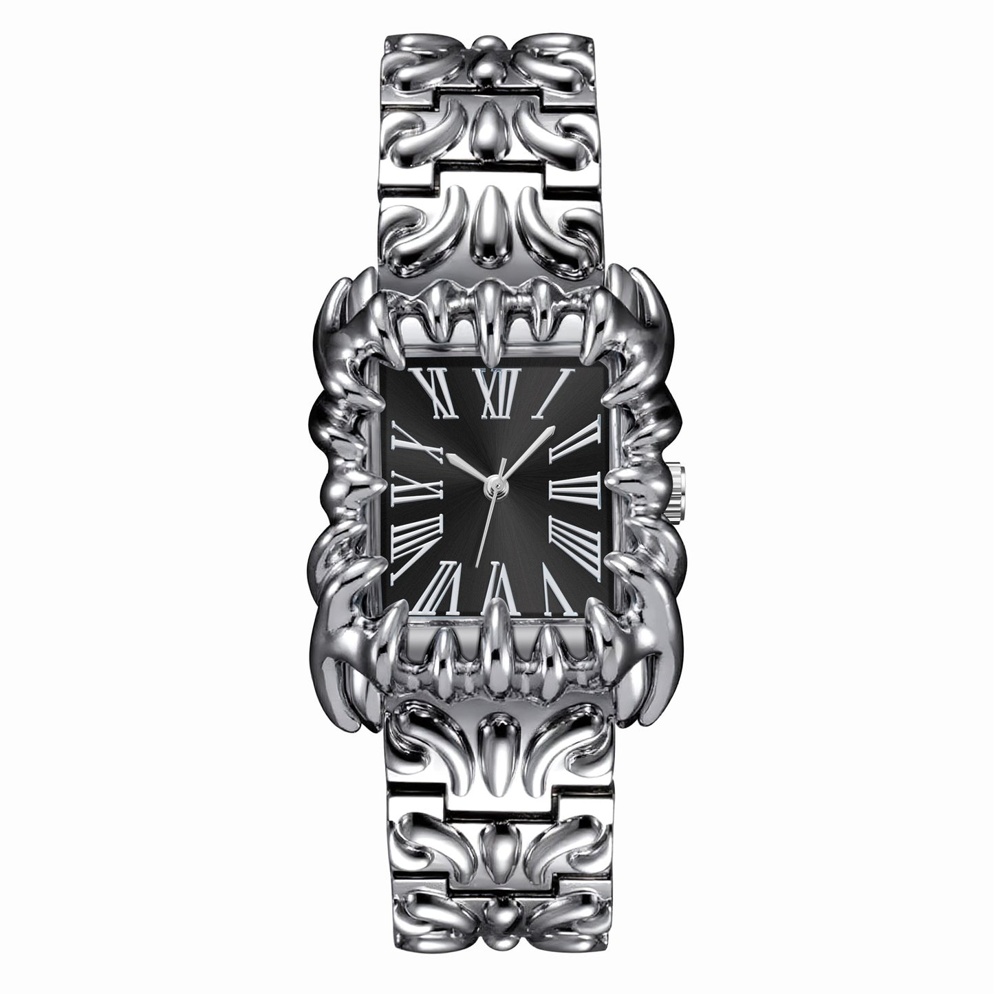 Retro Square Claw Mens Watch