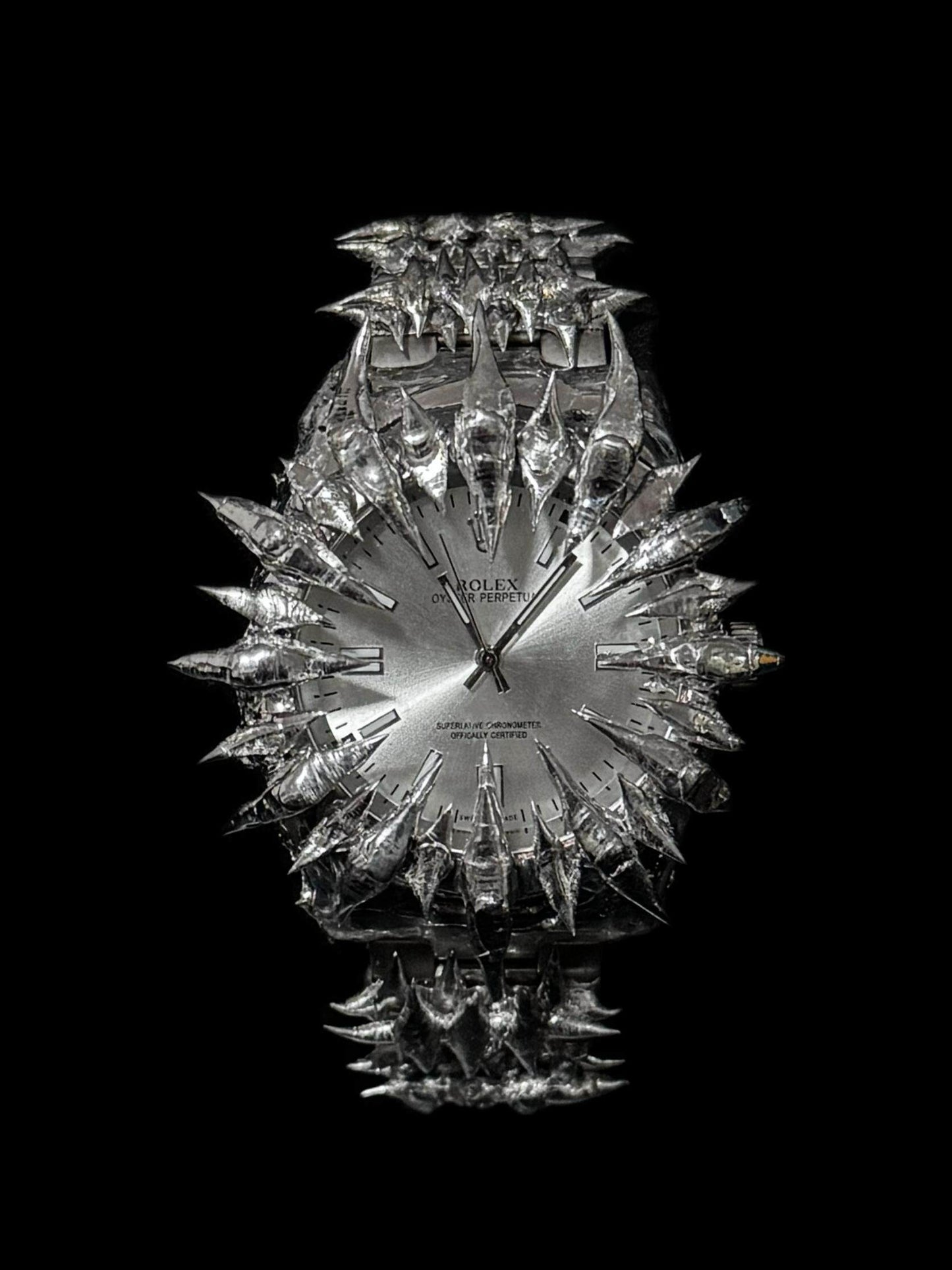 Handmade Dragon Scale Spike Mechanical Watch