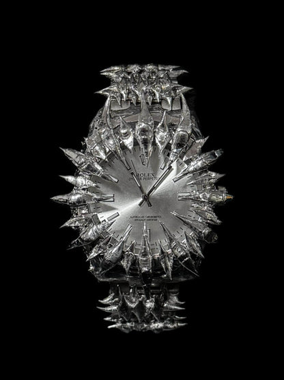 Handmade Dragon Scale Spike Mechanical Watch
