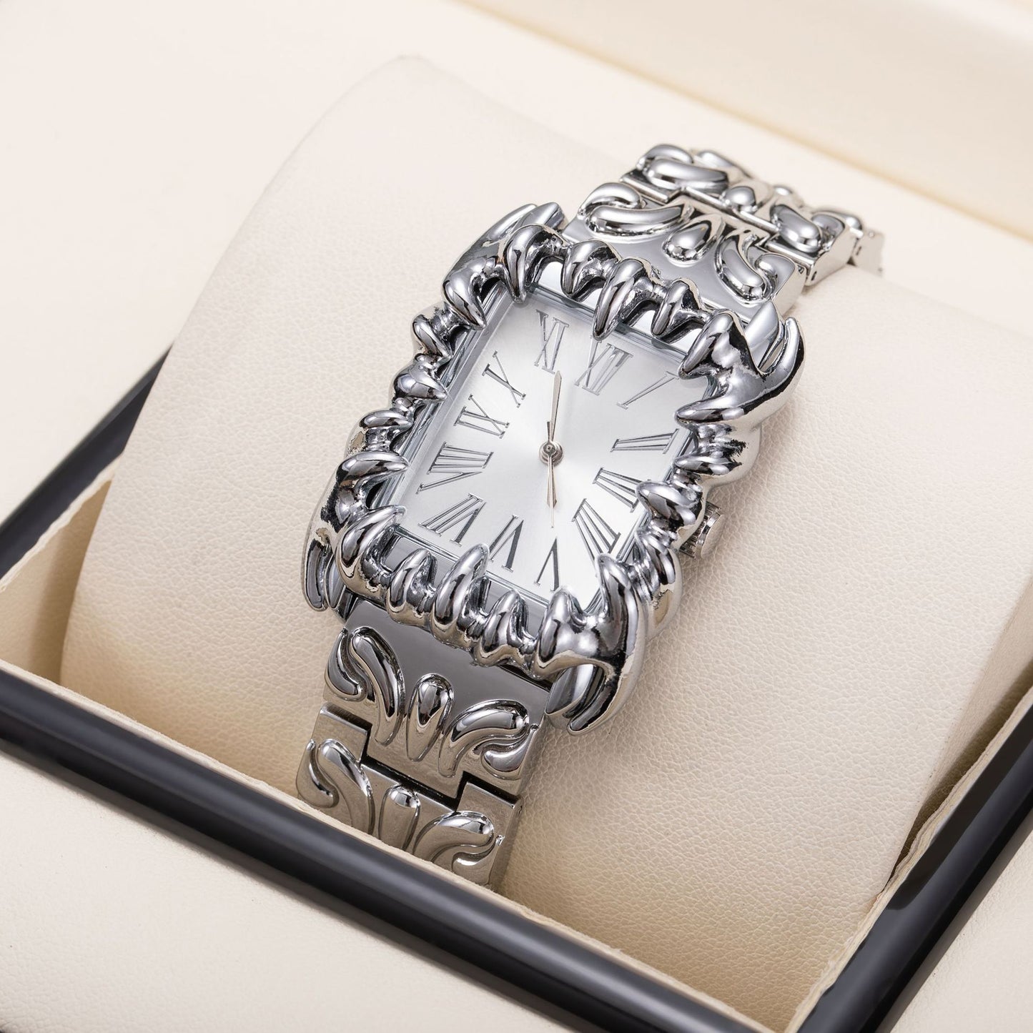 Retro Square Claw Mens Watch