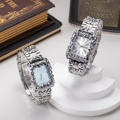 Retro Square Claw Mens Watch