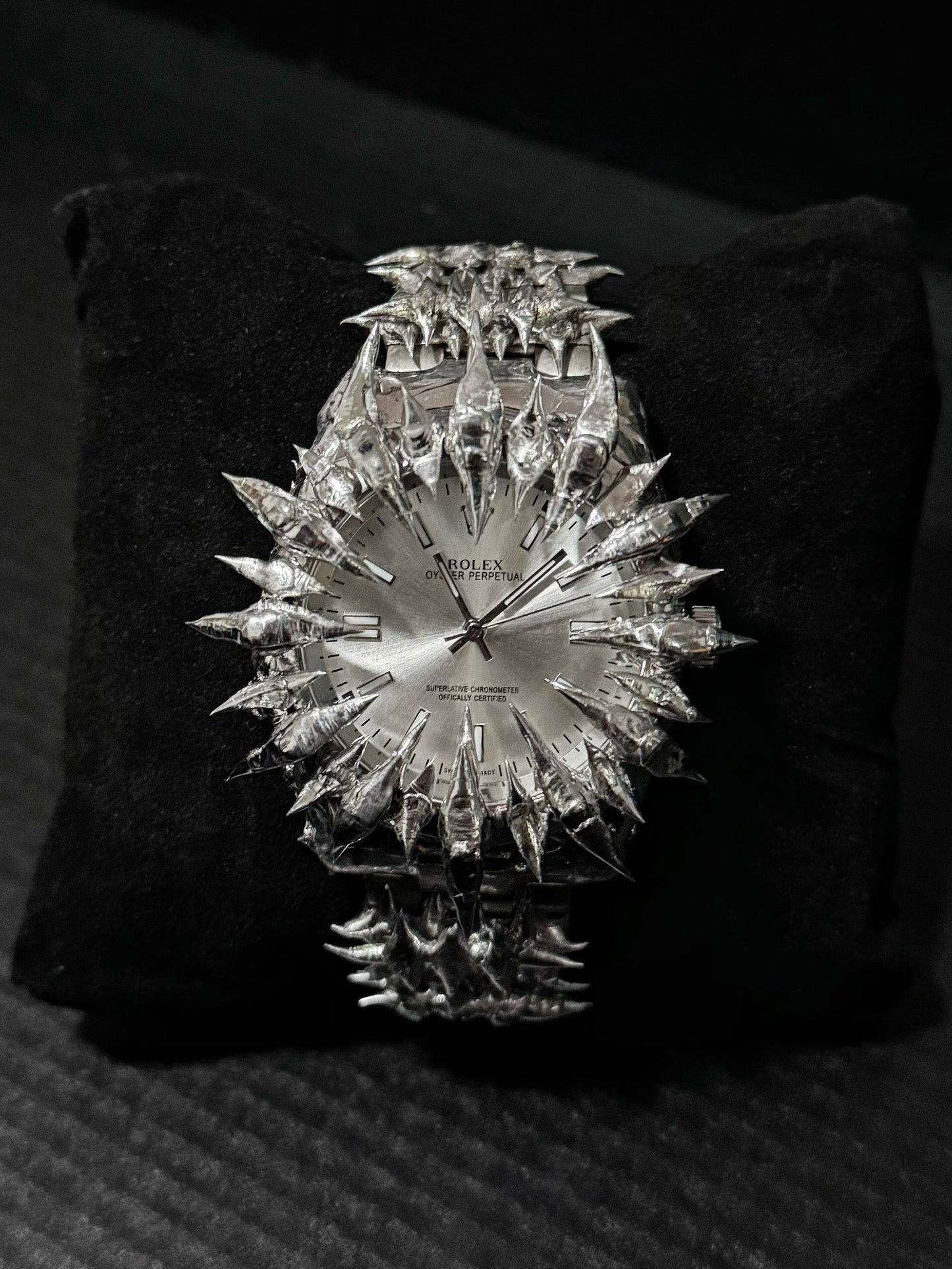 Handmade Dragon Scale Spike Mechanical Watch